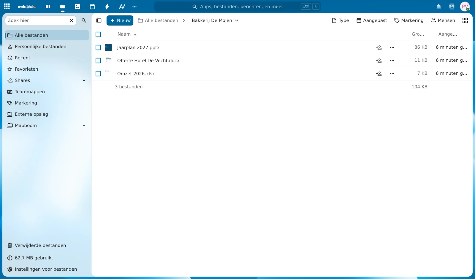 File in Nextcloud: un clic su un documento lo apre in Euro-Office